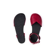 AHINSA SHOES BALLERINA BURGUNDY