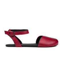 AHINSA SHOES BALLERINA BURGUNDY
