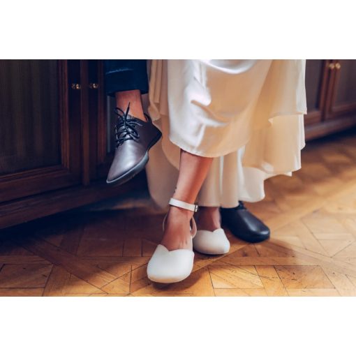 AHINSA SHOES BALLERINA WHITE