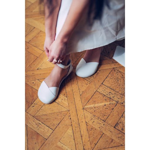 AHINSA SHOES BALLERINA WHITE
