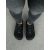 BE LENKA BAREBARICS ZING BLACK&WHITE LEATHER