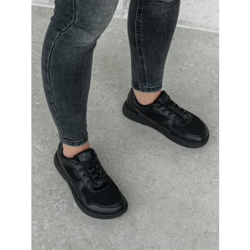 BE LENKA BAREBARICS ZING BLACK&WHITE LEATHER