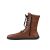 AHINSA SHOES JAYA ZIP-UP BROWN