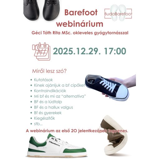 BAREFOOT WEBINÁRIUM